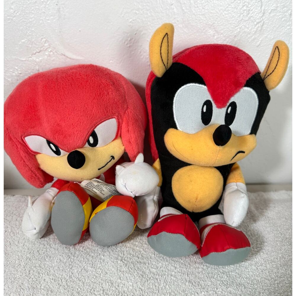 Sonic The Hedgehog Mighty Plush &‎ Knuckles SONIC THE HEDGEHOG Jakks Plush